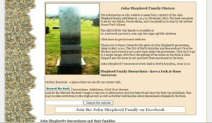 John Shepherd Family 2001